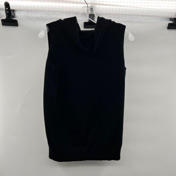 Joseph A. Cowl Neck Sleeveless Sweater Black Size Medium - Picture 7 of 9